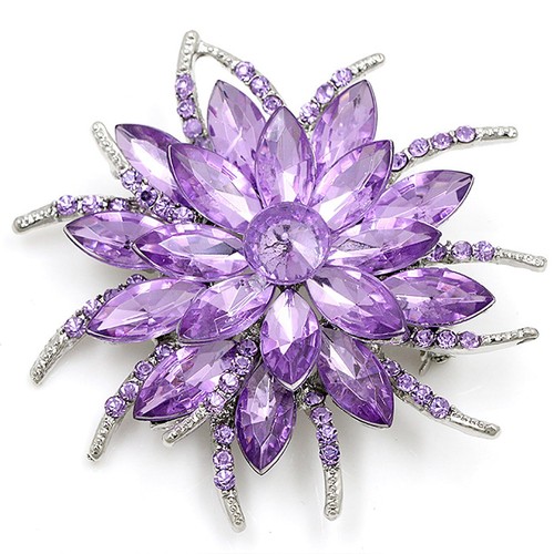 Rhinestone large flower - rhinestone,
