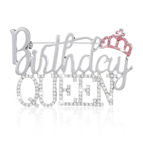 Brooch pin metal queen crown - brooch, metal,