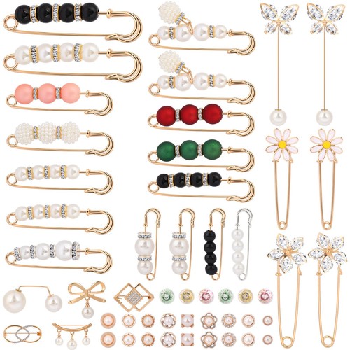 50pcs pearl brooch pins - brooch,