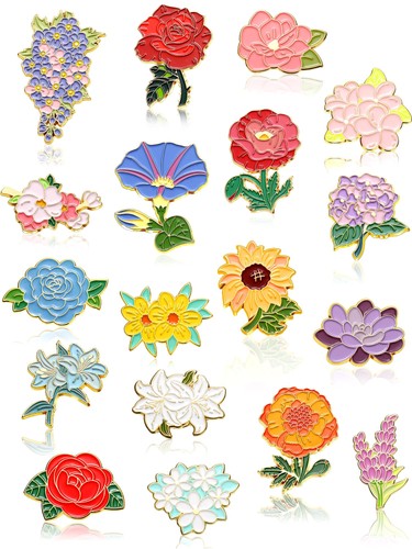 Ferraycle pcs flower enamel - pcs,