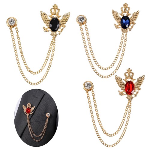 3pcs men crown - hanging, chain