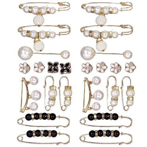 24pcs pearl brooch pins - pins, for