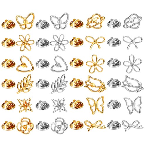 24pcs women shirt - women, brooch