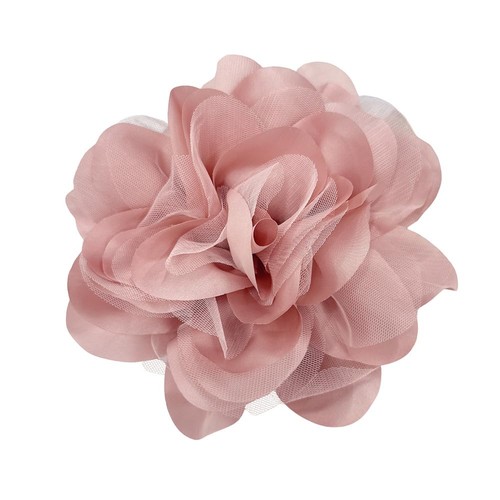 Satin mesh fabric rose - mesh,